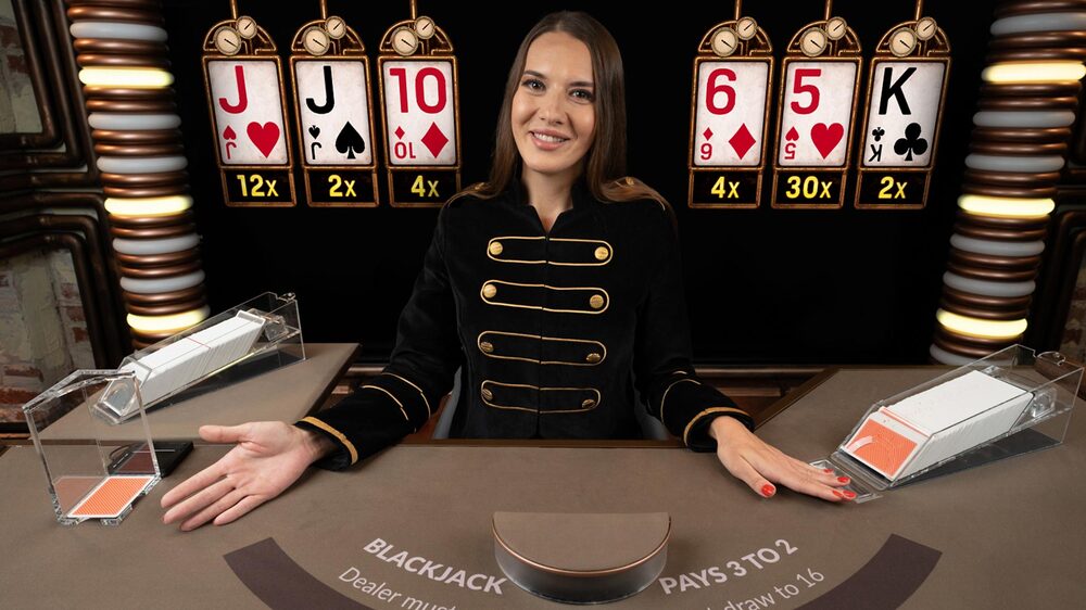 Super Stake Blackjack bord